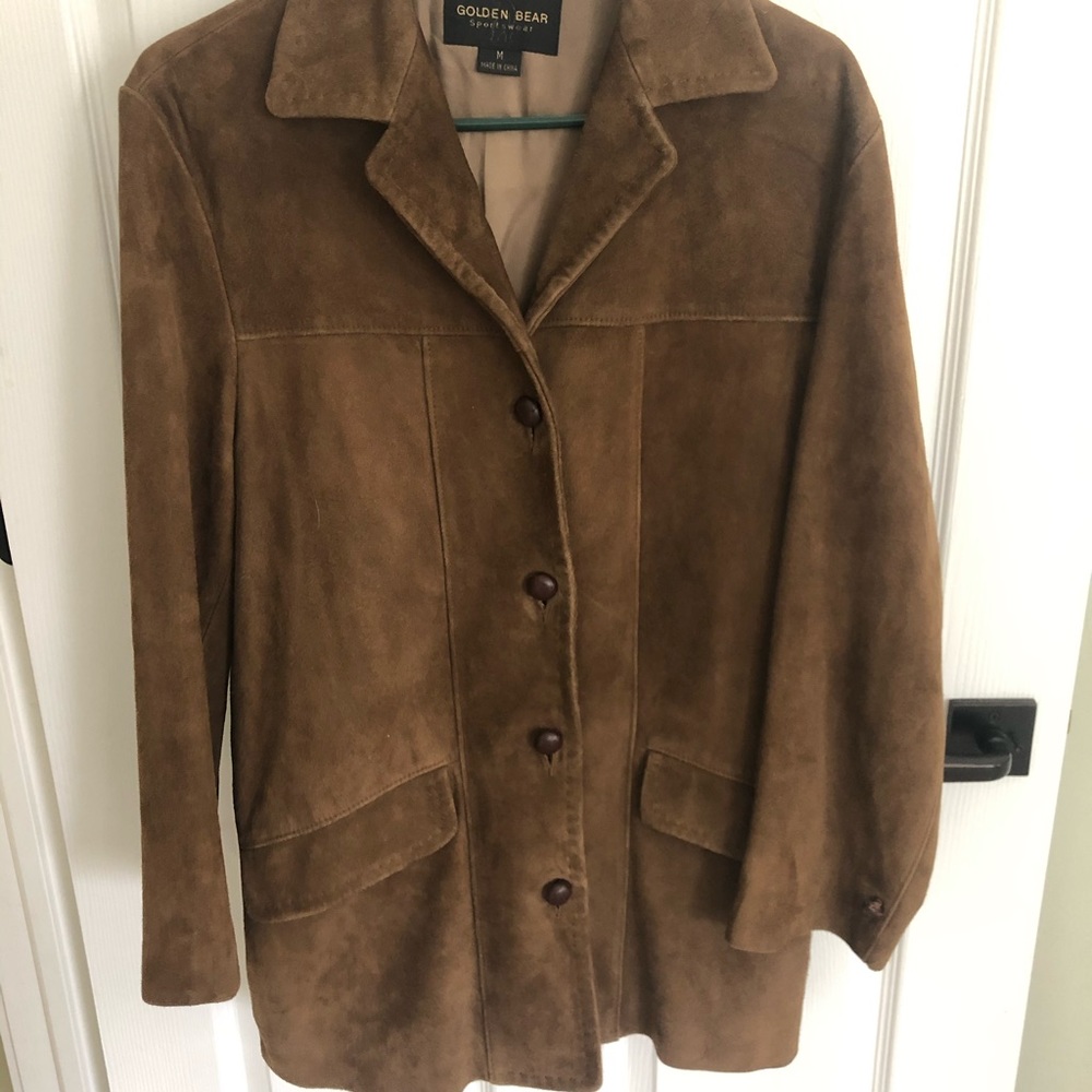 Suede blazer